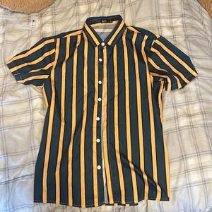 Green & Orange Romwe Shirt